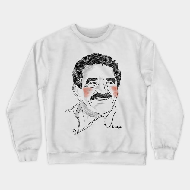 Gabo :: Gabriel Garcia Marquez Crewneck Sweatshirt by ladinoariel